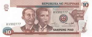 Philippinen 10 Piso 1998 p187b